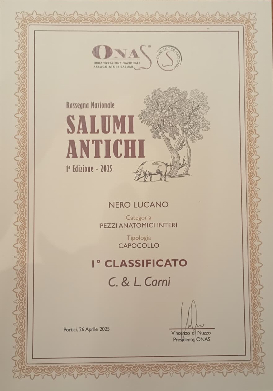 ONAS — Ancient Cured Meats 2025